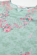 Sea Green Art Silk Printed Short Kurti image number 1