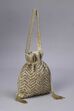 Gold Fabric Potli Bag image number 3
