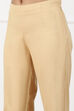 White Viscose Lycra Solid Pant image number 1