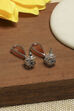 Peach Brass Danglers image number 2