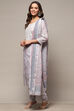 Grey Linen Unstitched Suit Set image number 5