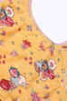 Yellow And Pink Art Silk Straight Kurta Lehenga Suit Set