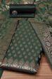 Rama Green Silk Unstitched Suit Set image number 0