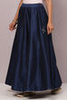 Peacock Flared Art Silk Skirts image number 0