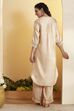 Sky Blue Viscose Rayon Straight Kurta Pants Set image number 5