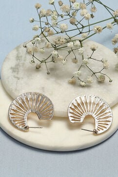 Gold Alloy Earrings image number 2