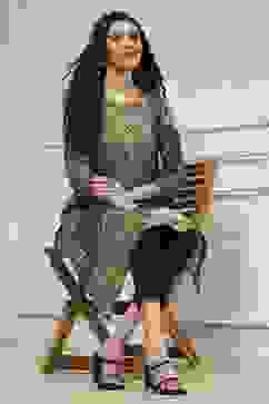 Blue Cotton Printed Straight Kurta image number 0