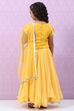 Yellow Art Silk Lehenga Set image number 4