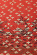 Red Cotton Straight Kurta Skirt Suit Set image number 2