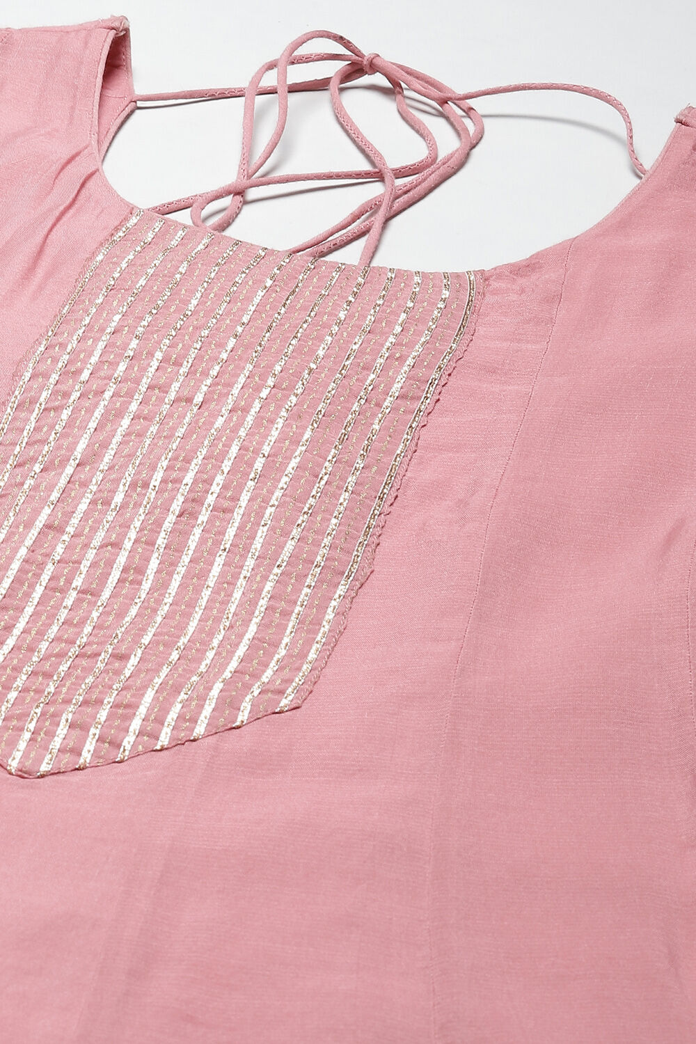 Green Art Silk Flared 2 Piece Set image number 1