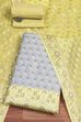 Mehendi Cotton Printed Embroidered Unstitched Suit Set image number 0