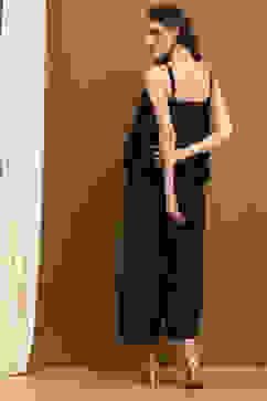 Black Polyester Jumpsuit image number 3