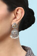 Dual Oxidised Brass Earrings image number 1