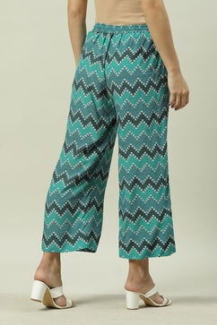 Turquoise LIVA Pants image number 4
