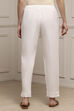 Blue Cotton Slim Pants image number 5