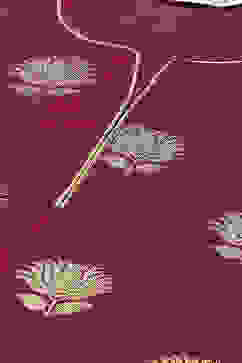 Pink & Purple Poly Viscose Straight Printed Kurta image number 1