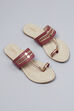 Maroon Kohlapuri Sandal image number 6