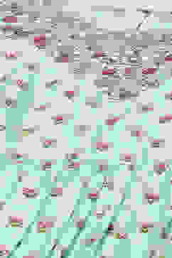 Mint Green Cotton Sharara Kurta Garara Suit Set image number 1