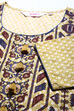 Blue Cotton Straight Printed Kurta image number 1