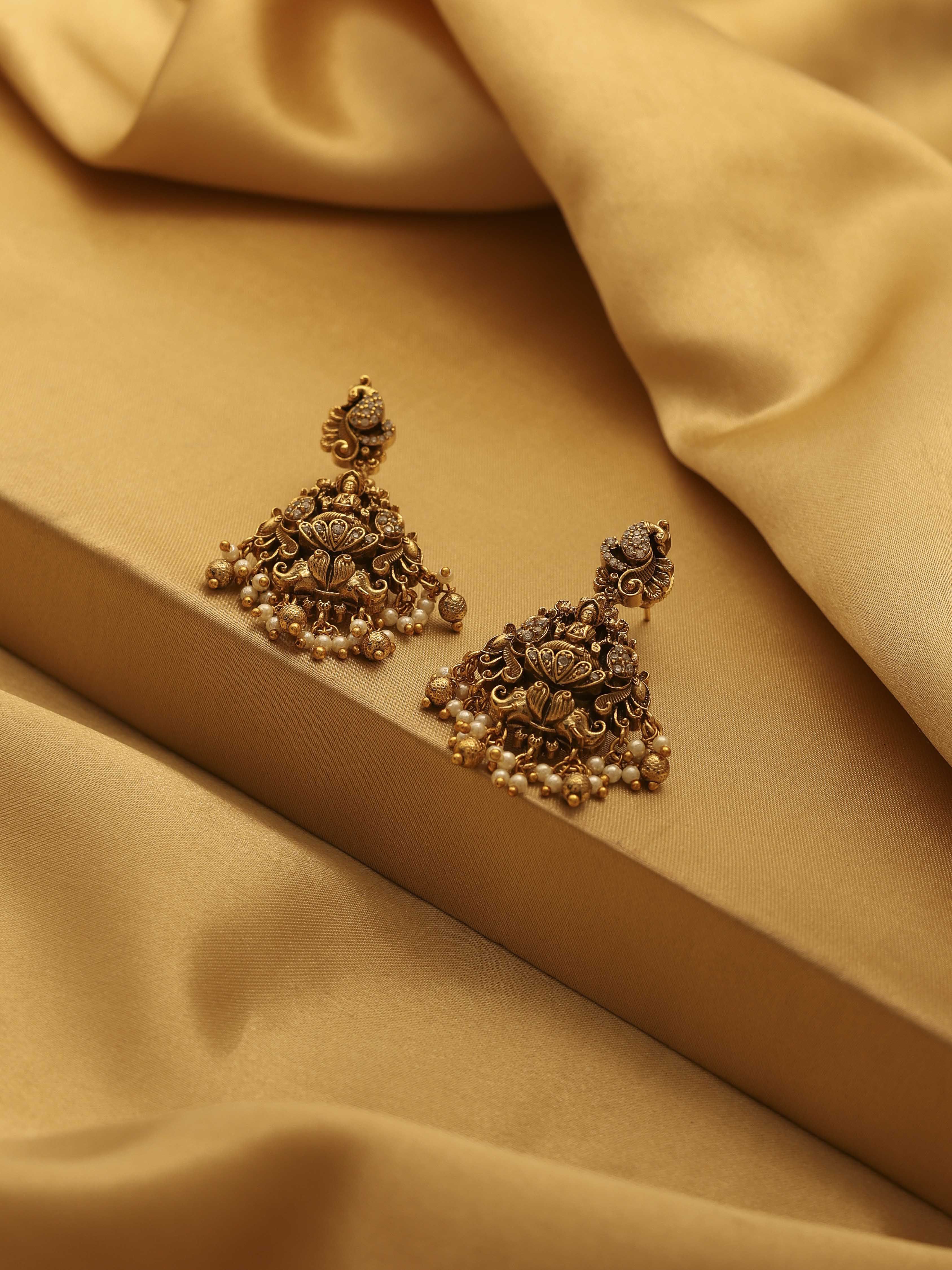 Gold Brass Drop & Danglers image number 0