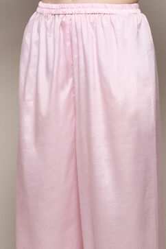 Pink Cotton Printed Unstitched Suit Set image number 3