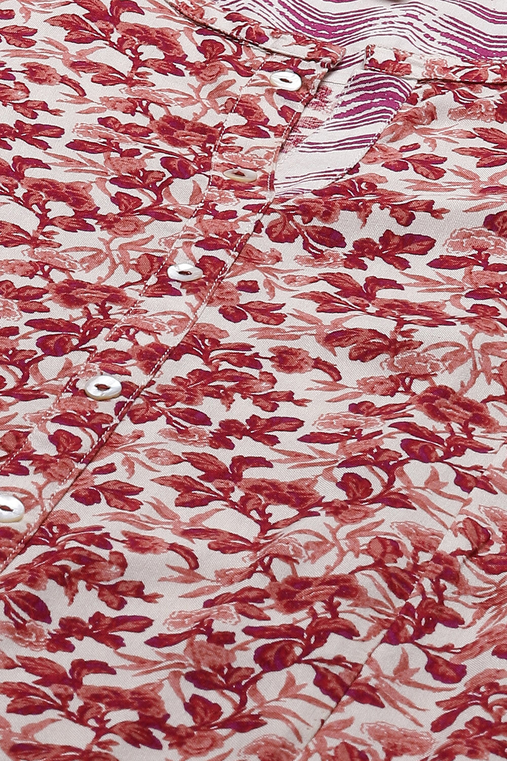 White & Blue Rayon Straight Kurta Palazzo Suit Set image number 1