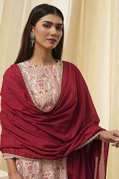 Red  Dupatta image number 0