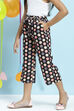 Black Straight Art Silk Girls Bottom Wear image number 2
