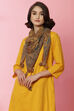 Mustard LIVA Printed Scarf image number 2