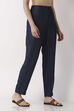 Blue Tencel Slim Pants image number 3