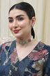 Mint Green Pink Brass Choker Set image number 3