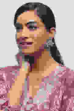 White Brass Drop & Danglers image number 1