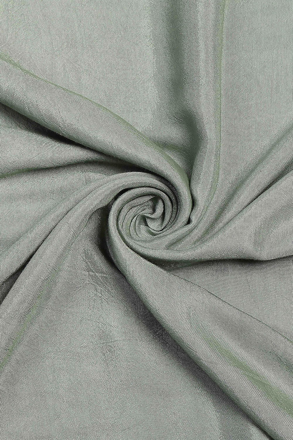 Teal Chanderi Hand Embroidered Unstitched Suit Set image number 2