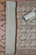 Grey Cotton Printed Embroidered Unstitched Suit Set image number 3