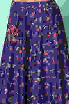 Pink Purple Viscose Short Kurta Yarndyed Suit Set image number 2