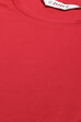 Dark Red Straight Cotton Flax Three Piece Sleepwear Set image number 1
