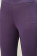 Navy Cotton Blend Solid Leggings image number 1