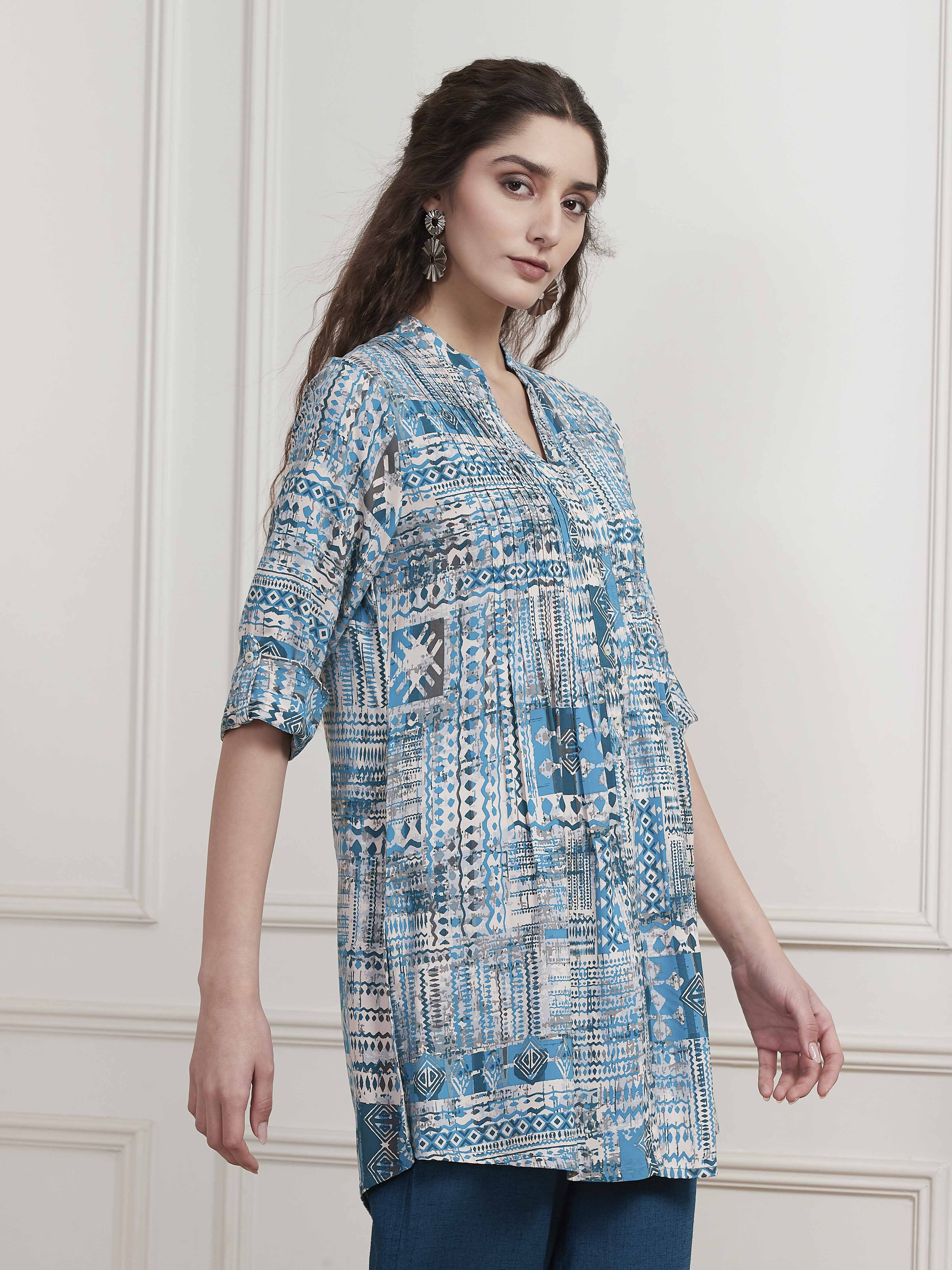 Mustard Viscose Rayon Straight Kurta image number 4