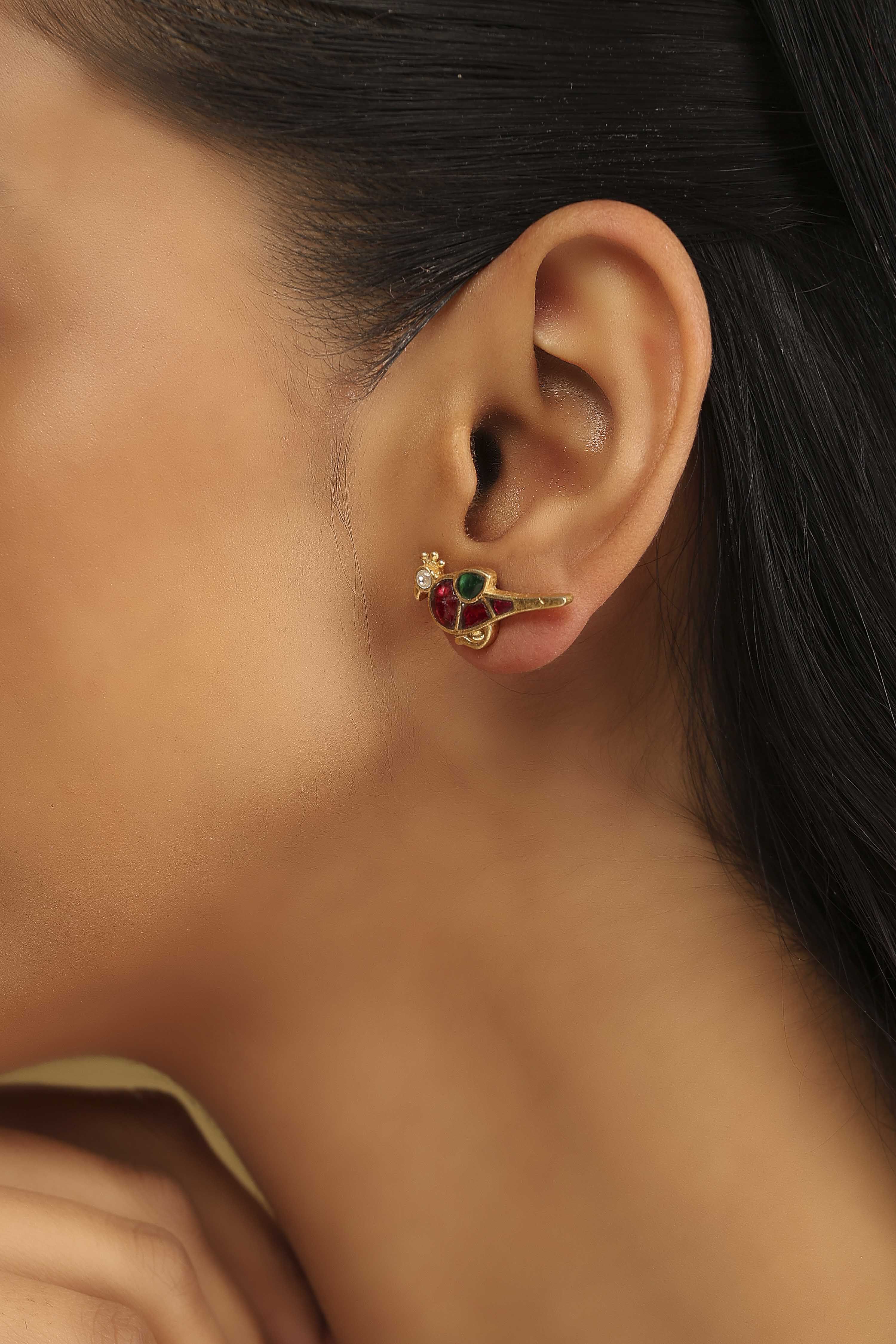 Multicolor Brass Studs image number 1