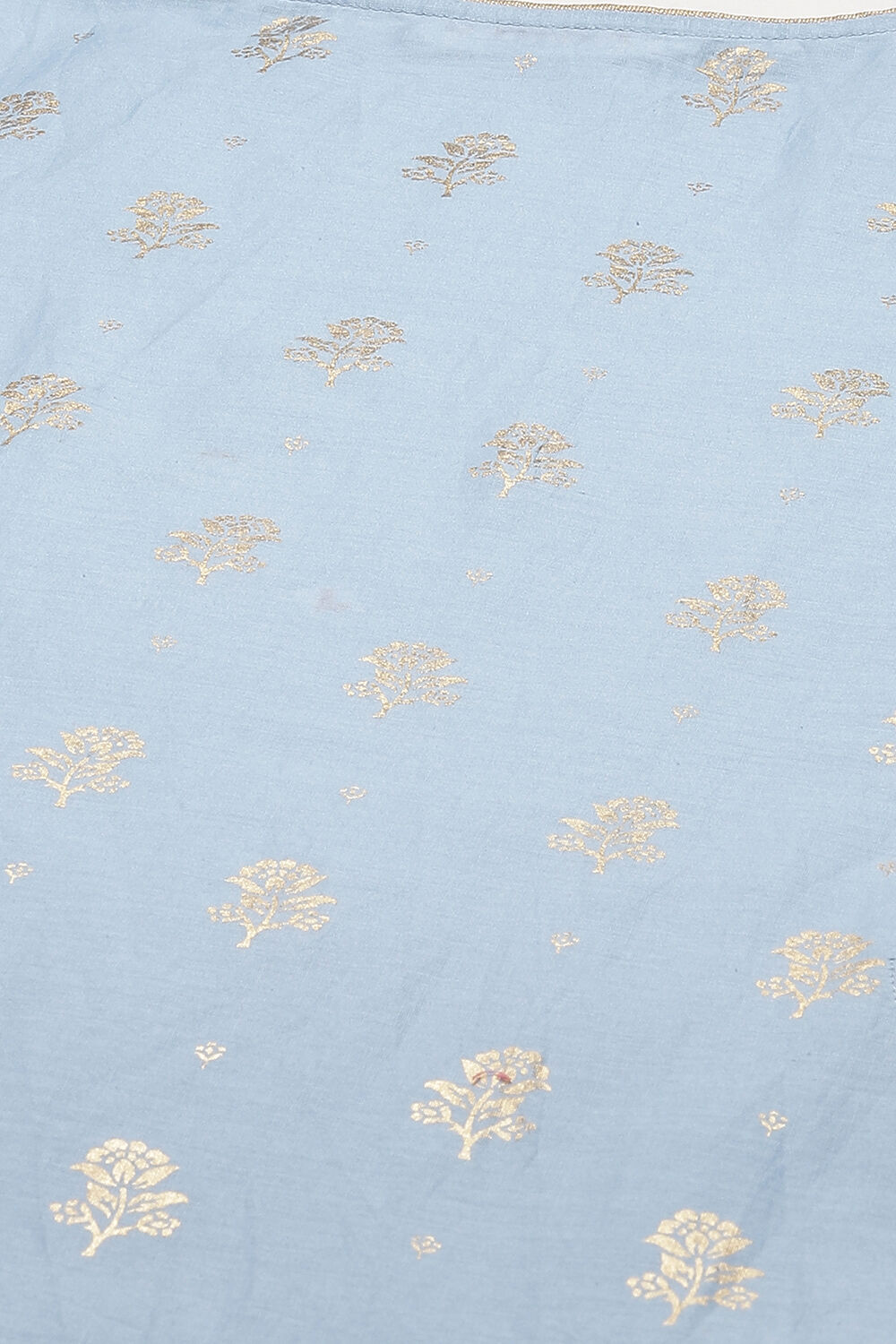 Blue Straight Cotton Kurta image number 1