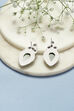 Green Brass Earrings image number 2