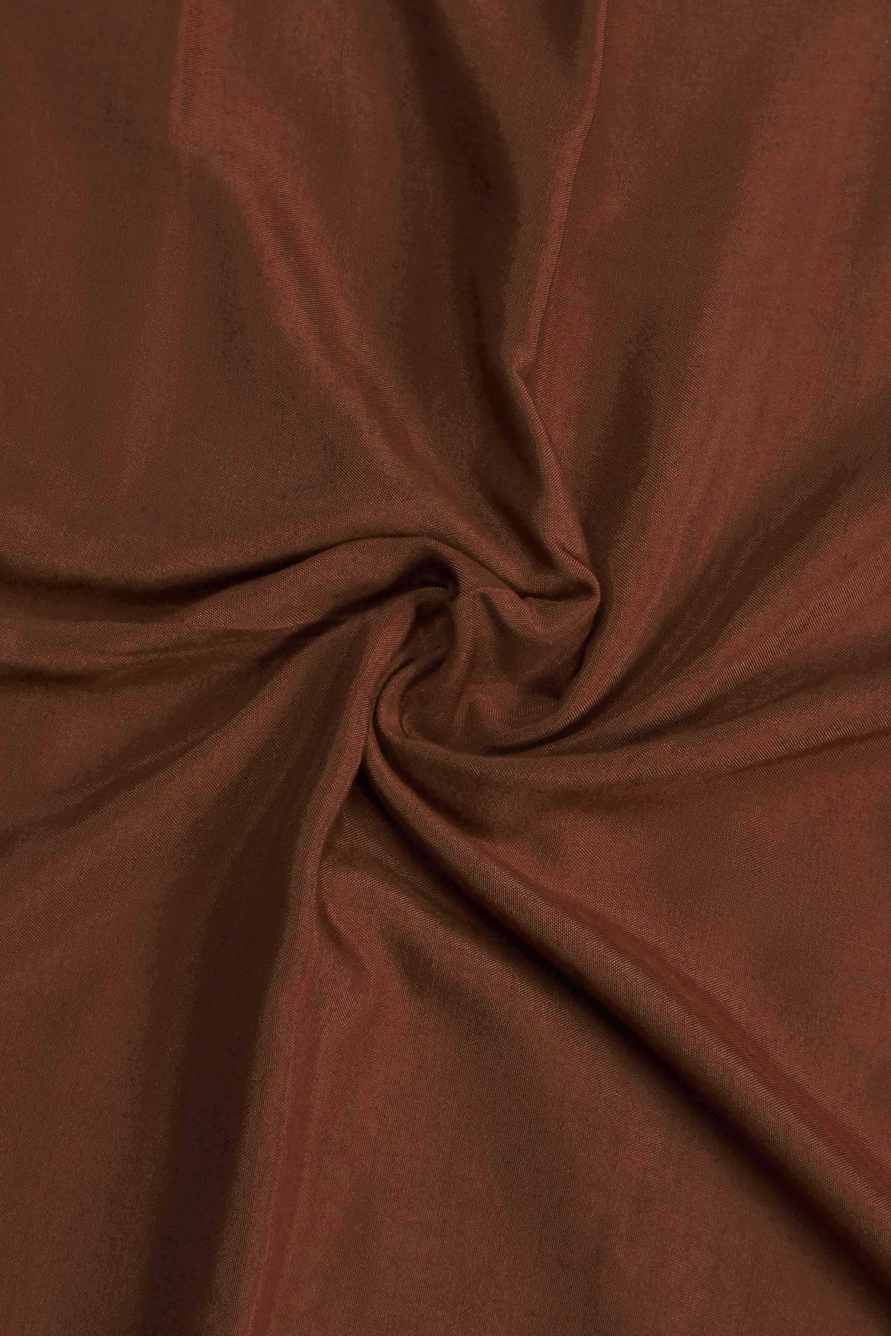 Olive Green Chanderi Rajasthani Print Unstitched Suit Set image number 2