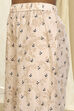 Beige and Brown Pure Cotton Printed Kurta Set image number 2
