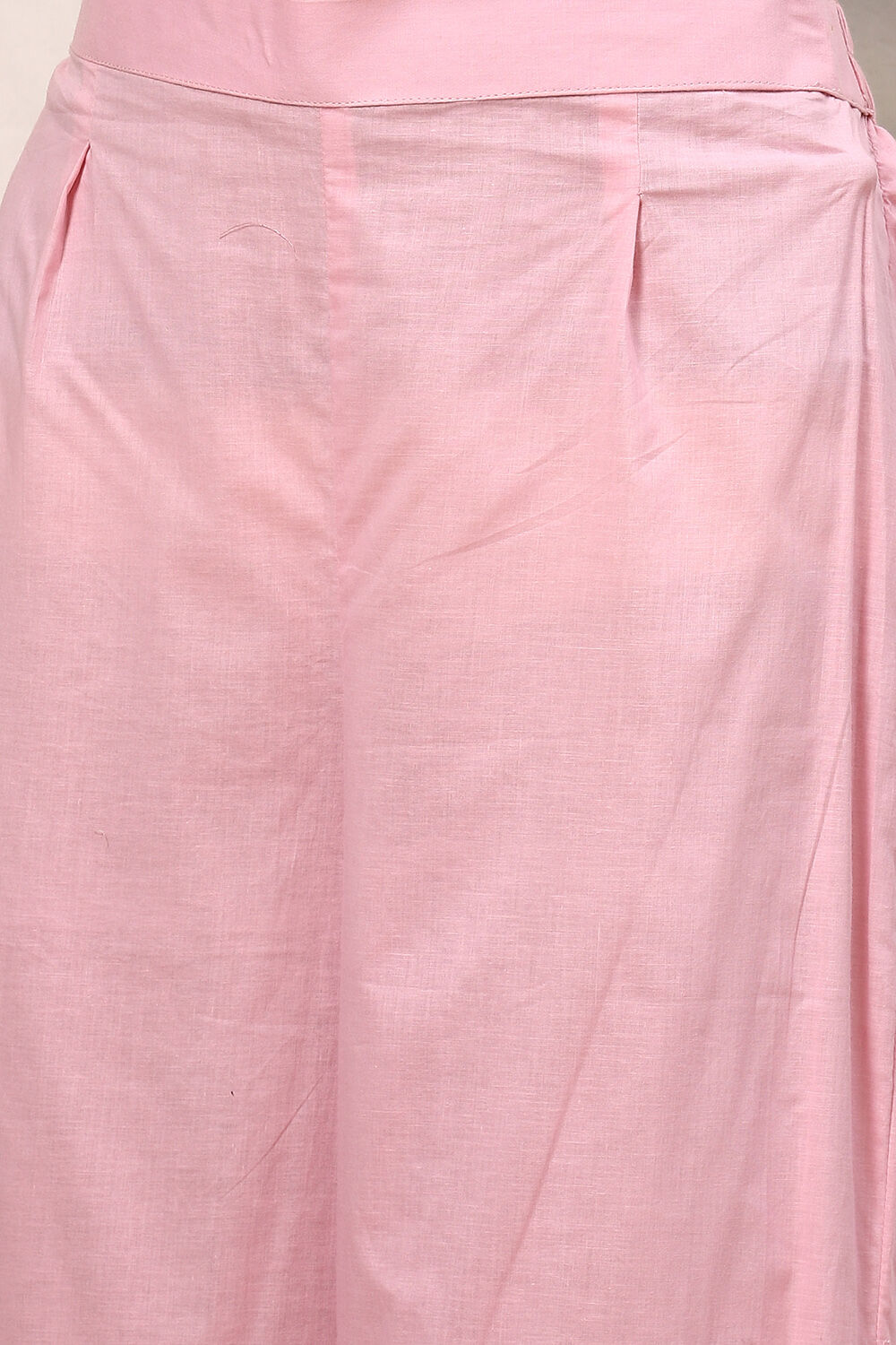 Light Pink Cotton Woven Unstitched Suit Set image number 3