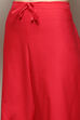 Pink Poly Chanderi A-Line Printed Kurta Palazzo Suit Set image number 2