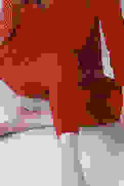 Red Cotton Lycra Leggings image number 6