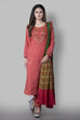 Coral Cotton Easy Stitch Suit Set image number 0