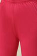 Fuschia Cotton Blend Solid Churidar image number 1