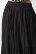 Black Cotton Solid Skirt image number 1