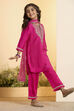 Pink Yoke Design A-Line Kurta Set image number 5